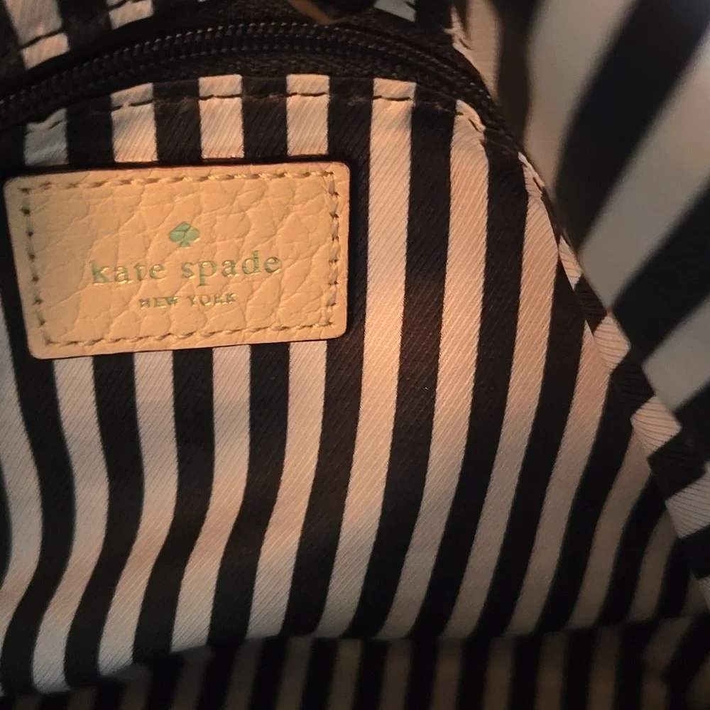 Black and Cream Leather Bag